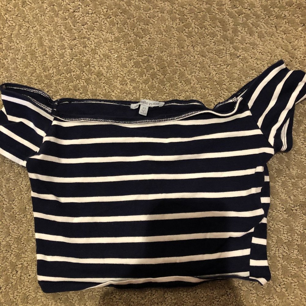 Striped Charlotte Russe Crop Top!